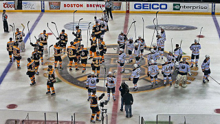 Illustration for article titled The Bruins Drop The Puck On An Emotional Night In Boston